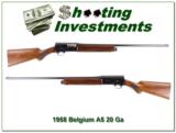Browning A5 20 Ga 1958 First Year Exc! - 1 of 4
