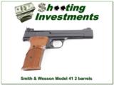 Smith & Wesson Model 41 22LR 2 barrel - 1 of 4