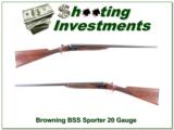 Browning BSS Sporter 20 Gauge as new unfired! - 1 of 4