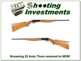Browning 22 Auto Thumbwheel 50’s Belgium restored to new! - 1 of 4