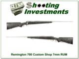 Remington 700 Custom Shop Stainless Flutted 7mm RUM! - 1 of 4