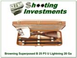 Browning Superposed B25 P3 Featherweight 20 Gauge 2 barrel set - 1 of 4