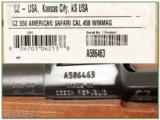 CZ 550 Safari Classic 458 Win Mag ANIB - 4 of 4