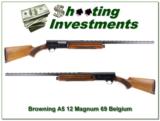 Browning A5 12 Magnum 69 Belgium VR - 1 of 4