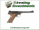 Colt Woodsman 1923 Engraved Exc Cond! - 1 of 4