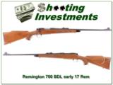 Remington 700 BDL 17 Remington rare Pressed Checkering! - 1 of 4