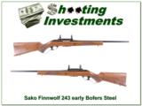 Sako Finnwolf harder to find 243 Bofers Steel! - 1 of 4