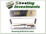 Browning B-80 20 Ga in box! - 1 of 4