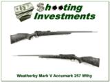 Weatherby Mark V Accumark 257 Wthy Mag! - 1 of 4