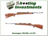 Remington 700 LH BDL 270 Exc Cond! - 1 of 4