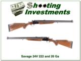 Savage 24V 20 Ga over 222 Remington! - 1 of 4