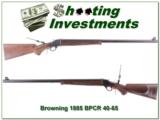 Browning 1885 40-65 BPCR 30in, case colored Exc Cond! - 1 of 4