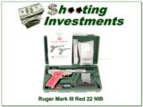Ruger Mark III Hunter 4.5in RARE Red grips NIB! - 1 of 4