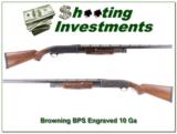 Browning PBS 10 Ga engraved receiver 30in invector barrel! - 1 of 4