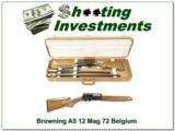 Browning A5 12 Magnum 72 Belgium 2 barrel set - 1 of 4