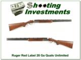 Ruger Red Label 28 Gauge Quails Unlimited - 1 of 4