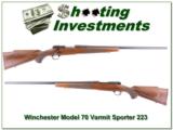 Winchester Model 70 Varmint Sporter 223 Exc Cond! - 1 of 4