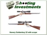 Henry Goldenboy 2LR with Barska 6-24 Target scope - 1 of 4