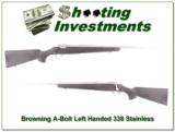 Browning A-bolt Left Handed Stainless Stalker 338 Win Mag - 1 of 4