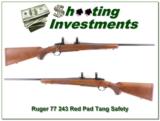 Ruger 77 243 Red Pad Tang Safety as new! - 1 of 4
