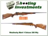 Weatherby Mark V Deluxe 300 Wthy near new - 1 of 4