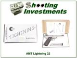 AMT Lightning Stainless 5in Target 22LR in box with papers! - 1 of 4