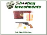 RARE 1981 Colt SAA 7.5in 357 NIB! - 1 of 4