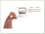 1970 Colt Python 357 4in Polished Nickel ANIB! - 2 of 4
