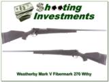 Weatherby Mark V original Fibermark 26in 270 Wthy Mag - 1 of 4