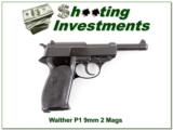 1976 Walther P1 9mm with 2 magazines - 1 of 4
