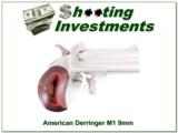 American Derringer 9mm Model 1 M1 Excellent - 1 of 4