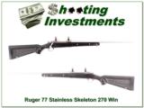 Ruger 77 All-weather 270 Stainless Skeleton stock! - 1 of 4