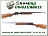 Browning A5 Sweet Sixteen 26in VR IC Serial Number 41!!! - 1 of 4