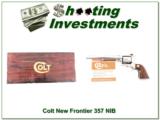 Colt New Frontier RARE Nickel 357 NIB! - 1 of 4