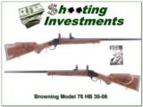 Browning Model 78 30-06 Heavy Barrel XX Wood! - 1 of 4