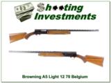 Browning A5 Light 12 70 Belgium 28in Mod VR - 1 of 4