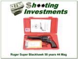 Ruger Blackhawk 6.5 in 50 Years 44 Mag NIC - 1 of 4