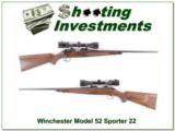 Winchester Model 52 Sporter with 3-9 scope - 1 of 4