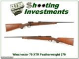 Winchester 70 XTR Featherweight 270 Winchester! - 1 of 4