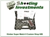 Kimber Super Match Custom Shop 45 ACP as new in case - 1 of 4