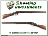 Winchester 1873 in rare 22 short made in 1890 - 1 of 4