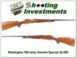 Remington 700 early Varmint Special metal butt 22-250 - 1 of 4