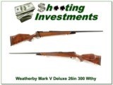 Weatherby Mark V Deluxe 300 Wthy Mag 26in - 1 of 4