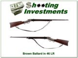 Brown Manufacturing Ballard Patent Sporting Rifle 46 RF - 1 of 4