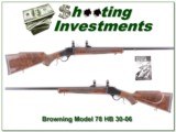 Browning Model 78 30-06 Heavy Barrel XX Wood! - 1 of 4