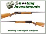 Browning A5 69 Belgium Magnum 20 26in IC - 1 of 4