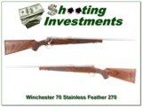 Winchester 70 Stainless Featherweight 270 Winchester! - 1 of 4