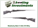 Weatherby Mark V Fluted Synthetic 270 Wthy Mag - 1 of 4