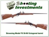 Browning Model 78 hard to fine 30-06 Octagonal barrel - 1 of 4