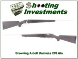 Browning A-bolt Stainless Stalker 270 Win - 1 of 4